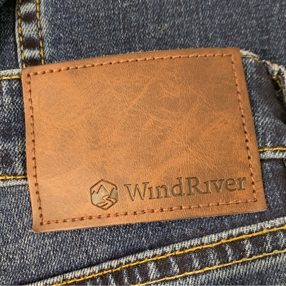 💨🏞 WINDRIVER MEN'S STRAIGHT FIT BLUE JEANS SIZE 30 X 32 💨🏞 - Picture 4 of 8